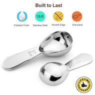 1Easylife Endurance 18/8 Stainless Steel Coffee Scoops Set, 2 Piece Ergonomic Measuring Spoons, 1 Tbsp &amp; 2 Tbsp...