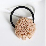 Yaheeda 3pcs Girl's Hair Bands Rubber Band Flower Decorated Hair Rope Headwear Hair Circle Hair Tie N6