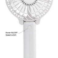 iEGrow Portable USB Mini Battery Fans with Umbrella Hanging and Metal Clip(Black) N17