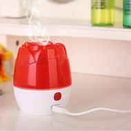 Leewa Mini Usb Ultrasonic Rose Car Humidifier - Electronic Components Material (Red) N3