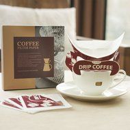 Huayoung 30-pcs Conical &amp; Travel Coffee Filters Hanging Ear Coffee Bags Drip Coffee Filters Disposable Coffee...