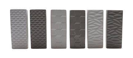 Gicos QS3653A/B Radiators Humidifier, Ceramic, Three Waving Design (Pack of 6) N3