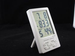 Digital LCD Thermometer Hygrometer- Temperature Humidity Meter- Clock N5
