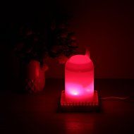 Ultrasonic Essential Oil Diffuser,Powstro 100ml Cute House Style Cool Mist Humidifier with RGB LED Night Light... N8