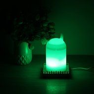 Ultrasonic Essential Oil Diffuser,Powstro 100ml Cute House Style Cool Mist Humidifier with RGB LED Night Light... N9