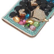 LG V10 Case Yaheeda [Stand Feature] Bling Sparkle Crystal Wallet Case [Diamond Jewel] Premium [Bling Luxury] PU... N36