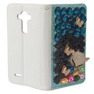 LG V10 Case Yaheeda [Stand Feature] Bling Sparkle Crystal Wallet Case [Diamond Jewel] Premium [Bling Luxury] PU... N37