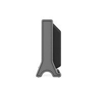 Ultra Ceramic Fireplace Heater, CA20100, Black N2