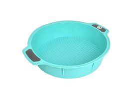 Bakeware Silicone Round Pan, Gela Cake Molds For Baking, The Ideal Choice For Cakes And More - Roudn Pan Red N3