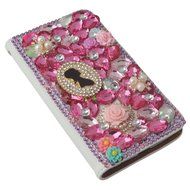 LG V10 Case Yaheeda [Stand Feature] Bling Sparkle Crystal Wallet Case [Diamond Jewel] Premium [Bling Luxury] PU... N42