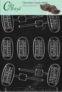 Cybrtrayd K055 Sweet 16 Pop/Mint Chocolate Candy Mold with Exclusive Cybrtrayd Copyrighted Chocolate Molding Instructions