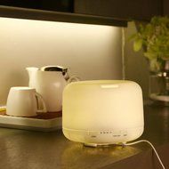 DZT1968 500lm Ultrasonic Portable Air Humidifier Atomizer Essential Oil Diffuser N3