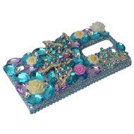 Spritech(TM) Bling Clear Phone Case For LG spirit h440 C70/LG Escape 2/LG Logos/LG Spirit 4G LTE,3D Handmade Rose... N43