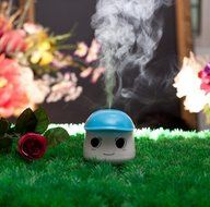 INST LeBao Mini Humidifier with USB Cable, Ideal for Bedrooms, Living Rooms, etc. (Sky blue) N3