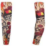 KAKA(TM) 2 pcs (A pair)Dragon Design Fake Temporary Tattoo Arm Cover up Sleeves Body Art Arm Stockings Accessories N9