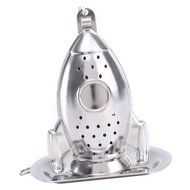 Mesh Filter - SODIAL(R)Mesh Loose Tea Leaf Infuser Tray Strainer Filter Herb Diffuser Stainless Steel Shape:Rocket