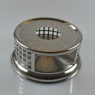 Flyshine Premium Stainless Steel Grid Candle Warmer Base Teapot