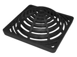 12" Atrium Drainage Grate - Black