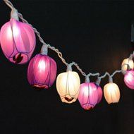 KAKA(TM) Tulip Led String Lights with Plug-in Light Decorate Patio Outdoor Christmas Party Warm White Light 220V... N3