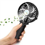 VersionTech Multipurpose Collapsible Portable Fan Outdoor Fan Clip Fan Desktop Fan(3 Speed, Black) N6