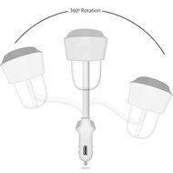 Yijiagou Adjustable Car Charger Humidifier Aromatherapy Essential Oil Diffuser Air Purify With One USB Charging... N3