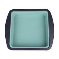 BestEshop Silicone Square Baking Cake Pan Color Green N2