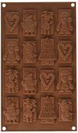 Silikomart Silicone Easy Chocolate Mold, Assorted, Robots