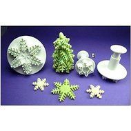 Y&amp;XL&amp;H Snow Spring Die Fondant Tool Fondant Mould N2