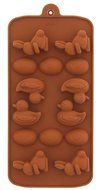 Silicone Pastry Candy Gummy Mold - Chocolate Ice Cubes Soap - 3 Piece Set - 8&quot; x 4&quot;