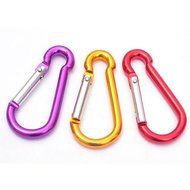 Yaheeda 10pcs Key Chain Ring Connector Keychain,alloy Steel Carabiner Keychain Ring Clips for hiking,knapsack,... N4