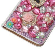LG V10 Case Yaheeda [Stand Feature] Bling Sparkle Crystal Wallet Case [Diamond Jewel] Premium [Bling Luxury] PU... N54