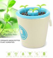 Mystery DIY 300ML Essential Oil Diffuser, Ultrasonic Anion Potted Plant Diffusser/Humidifier with 2 Mist Mode,... N4
