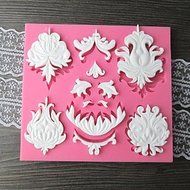 Y&amp;XL&amp;H Baking Fondant Cake Mold,L13.7cmW12.5mH0.9cm