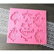 Y&amp;XL&amp;H Baking Fondant Cake Mold,L13.7cmW12.5mH0.9cm N3