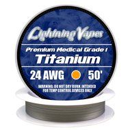 LV Titanium Grade 1 Wire 24 AWG - 50'