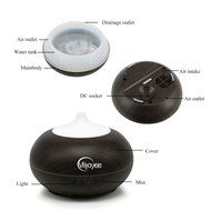Mijoyee 300ml Aroma Essential Oil Diffuser with 7 Color shades, Ultrasonic Cool Mist Humidifier, For Home, Office... N11