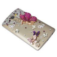 LG Stylus 2 Case,LG G Stylo 2 LS775 Case,Yaheeda Studded Rhinestone Crystal Bling Clear Hard Case Cover for LG... N16