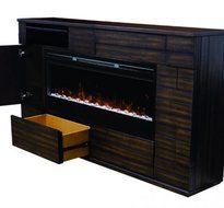 Dimplex Markus Sparkling Ember Bed Electric Fireplace Mantel in Boston N4
