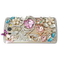 LG Stylus 2 Case,LG G Stylo 2 LS775 Case,Yaheeda Studded Rhinestone Crystal Bling Clear Hard Case Cover for LG... N21