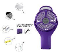 Welltop Mini Handheld USB Misting Fan with Personal Cooling Mist Humidifier Rechargeable Portable Mini Misting... N15