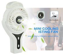 Welltop Mini Handheld USB Misting Fan with Personal Cooling Mist Humidifier Rechargeable Portable Mini Misting... N16