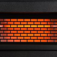 Della 1500-Watt Infrared Cabinet Large Room Heater with Remote Control, Black
