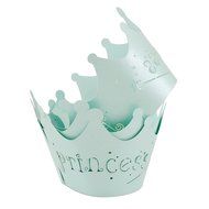 Aiyaya Filigree Artistic Muffin Case Cupcake Paper Cup Liners Little Vine Lace Laser Cupcake Wrappers for Wedding... N3