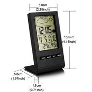 EverKing Indoor Humidity Monitor Hygrometer Digital Thermometer Monitor Home Weather Station with LCD Display... N2