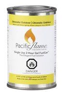 Pacific Decor CITRONELLA Fire Pot Fuel Gel - Single Use Cans - 4.75 oz