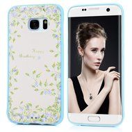 S7 Edge Case,Samsung Galaxy S7 Edge Case - Shockproof TPU Rubber Skin Gel Bumper Case 3D Basso-relievo Cute Colorful... N6