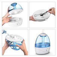 Seneo Cool Mist Ultrasonic Humidifier, 2.5L Whole House Humidifiers with 12-hour Working Time, Germproof Water... N4