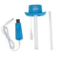 QH Cap Cowboy Hat Mini Air Humidifier (Blue) N5