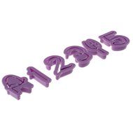 TOOGOO(R)36 Pcs Letter &amp; Number Cutter Silicone Fondant Mould Chocolate Baking Mold Cake Decorating Sugarcraft...