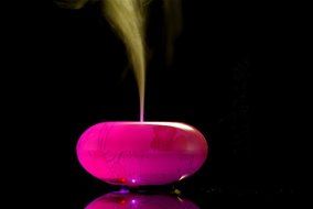 HICBOX 7 kinds of color lights ultrasonic mute fragrance machine humidifier 100ML (Pink) N4